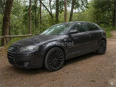 Usado Audi A3 Ambiente 102 CV (75 kW) 2004 Negro Utilitario