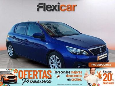 Usado Peugeot 308 Style 131 CV (96 kW) 2020 Azul Berlina