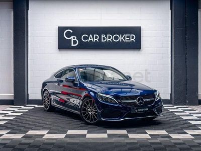 Usado Mercedes C250 204 CV (150 kW) 2017 Azul Coupe