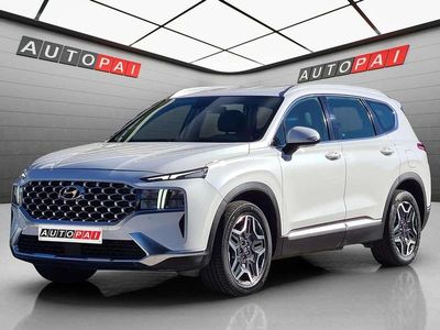 Blanco Usado 2022 Hyundai Santa Fe SUV | 32.500 € (Precio justo)