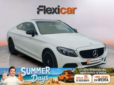 Usado Mercedes C200 184 CV (135 kW) 2018 Blanco Coupe
