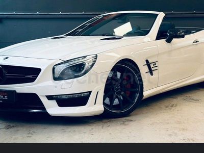 Usado Mercedes SL63 AMG AMG 537 CV (394 kW) 2012 Blanco Descapotable