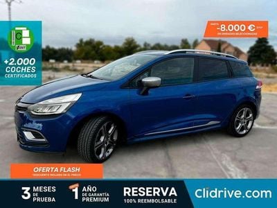 Azul Usado 2017 Renault Clio GrandTour Zen Familiar | 10.290 € (Precio justo)
