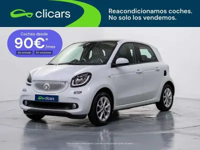 Usado Smart ForFour Passion 71 CV (52 kW) 2015 Blanco Utilitario