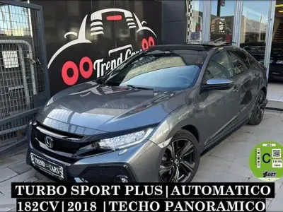 Usado Honda Civic Sport Plus 182 CV (133 kW) 2018 Gris / plata Berlina