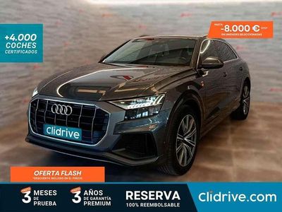Usado Audi Q8 S-Line 286 CV (210 kW) 2021 Gris SUV