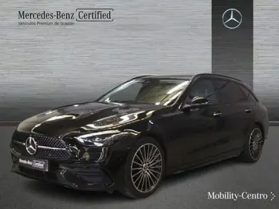 Usado Mercedes C220 199 CV (146 kW) 2022 Negro Familiar