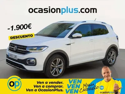 Usado VW T-Cross Sportline 110 CV (80 kW) 2021 Blanco SUV