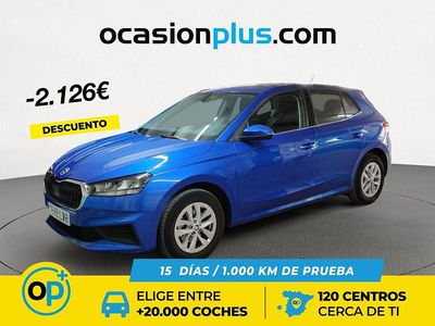 Azul Usado 2022 Skoda Fabia Utilitario | 16.790 € (Precio justo)