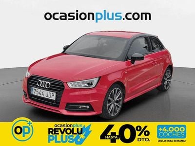 Usado Audi A1 S-Line 90 CV (66 kW) 2015 Rojo Utilitario