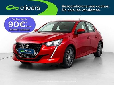 Usado Peugeot 208 Active 75 CV (55 kW) 2021 Rojo Utilitario