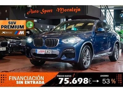 Usado BMW X4 Sport Line 190 CV (139 kW) 2020 Azul SUV