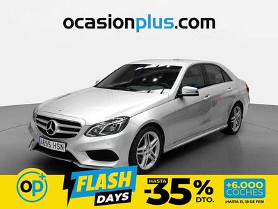 Usado Mercedes E220 Avantgarde 170 CV (125 kW) 2013 Gris plata Berlina
