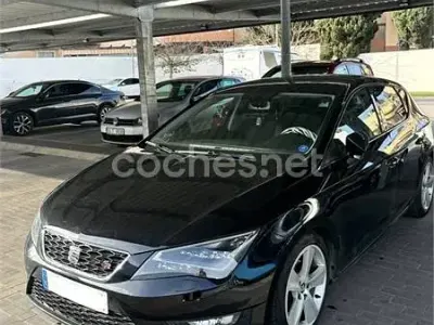 Usado Seat Leon FR 140 CV (102 kW) 2013 Negro Berlina