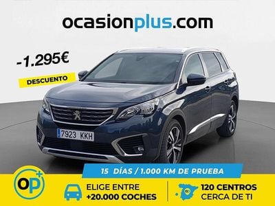 Usado Peugeot 5008 Allure 130 CV (95 kW) 2018 Azul SUV