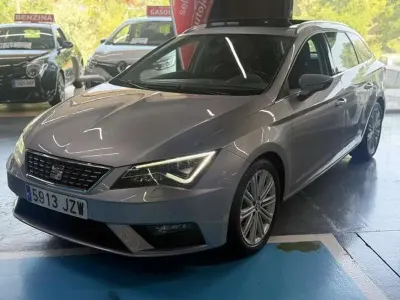 Usado Seat Leon ST Style 150 CV (110 kW) 2017 Gris Familiar