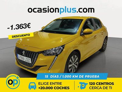 Amarillo Usado 2020 Peugeot 208 Active Utilitario | 11.590 € (Precio justo)