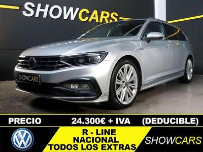 Usado VW Passat R-line 150 CV (110 kW) 2022 Gris Familiar