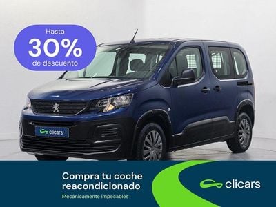 Usado Peugeot Rifter Business-Line 100 CV (73 kW) 2022 Azul Monovolumen