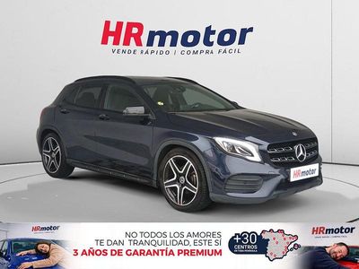 Usado Mercedes GLA200 AMG line 136 CV (100 kW) 2018 Azul SUV