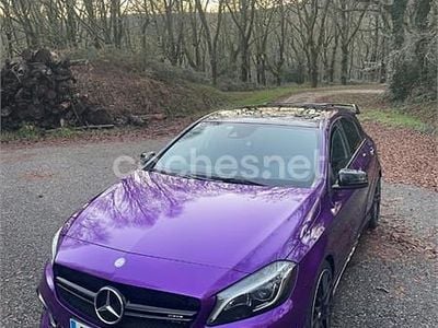 Violeta / lila Usado 2016 Mercedes A45 AMG AMG Berlina | 33.900 € (Un poco caro)