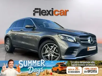 Usado Mercedes GLC220 170 CV (125 kW) 2017 Gris SUV