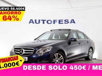 usado Mercedes 170 CLASE E BLUETEC AVANTGARDE PLUS4P S/S # NAVY, TECHO ELEC PANORAMICO