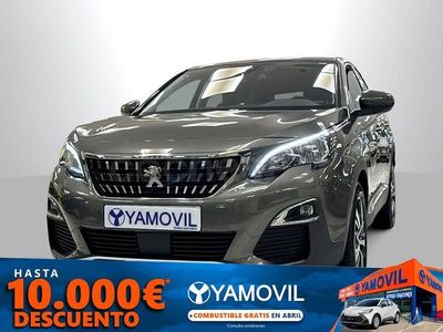 Usado Peugeot 3008 Allure 130 CV (95 kW) 2019 Gris SUV