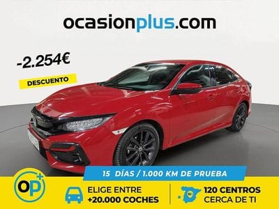 Usado Honda Civic Elegance 126 CV (92 kW) 2022 Rojo