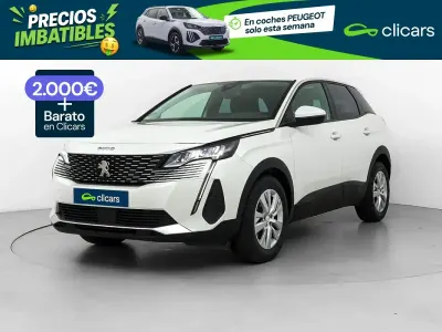 Usado Peugeot 3008 Active 130 CV (95 kW) 2021 Blanco SUV