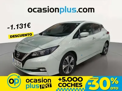 Usado Nissan Leaf N-Connecta 110 kW (150 CV) 2018 Gris Utilitario