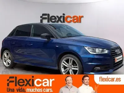 Usado Audi A1 90 CV (66 kW) 2017 Azul Utilitario