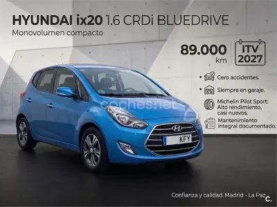 Usado Hyundai ix20 115 CV (84 kW) 2017 Azul Utilitario
