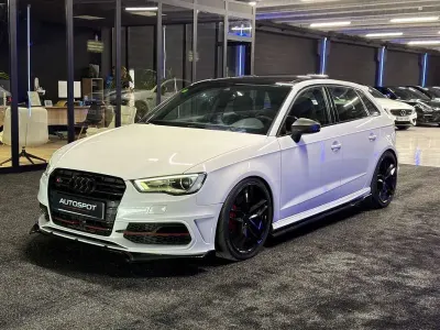 Usado Audi S3 Sportback Exclusive 300 CV (220 kW) 2015 Blanco Utilitario