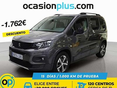 Usado Peugeot Rifter GT-line 99 CV (72 kW) 2019 Plateado Monovolumen