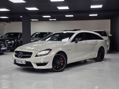 Usado Mercedes CLS63 AMG Shooting Brake AMG 585 CV (430 kW) 2014 Blanco Familiar