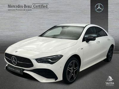 Blanco polar Usado 2025 Mercedes CLA250e AMG line Berlina | 48.900 € (Caro)