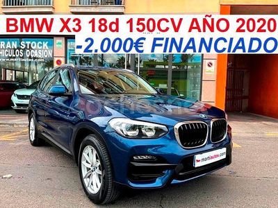 Usado BMW X3 150 CV (110 kW) 2020 Azul SUV