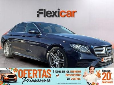 Usado Mercedes E220 194 CV (142 kW) 2017 Azul Berlina