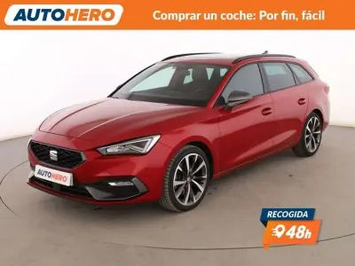 Usado Seat Leon FR 150 CV (110 kW) 2021 Rojo Familiar