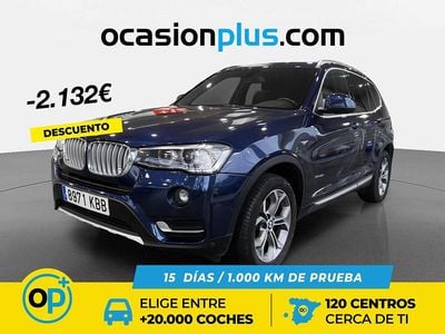 Usado BMW X3 184 CV (135 kW) 2017 Azul SUV