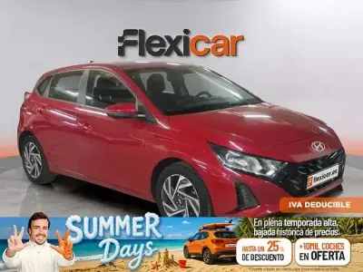 Usado Hyundai i20 100 CV (73 kW) 2024 Rojo Utilitario