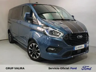 Usado Ford Tourneo Custom Sport 185 CV (136 kW) 2021 Azul Van