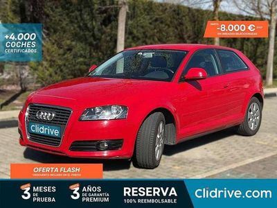 Usado Audi A3 Attraction 125 CV (91 kW) 2009 Rojo Utilitario