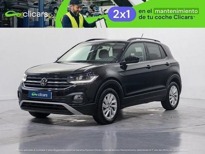 Usado VW T-Cross Advance 110 CV (80 kW) 2021 Negro SUV