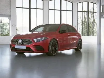 Usado Mercedes A200 AMG line 163 CV (119 kW) 2020 Rojo Berlina