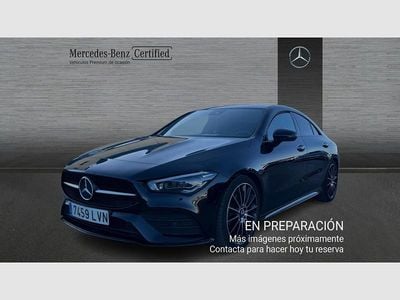 Usado Mercedes CLA220 AMG line 190 CV (139 kW) 2021 Nachtschwarz  unilack Berlina