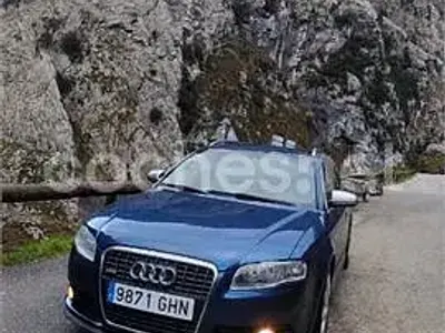 Usado Audi A4 S-Line 115 CV (84 kW) 2008 Azul Familiar