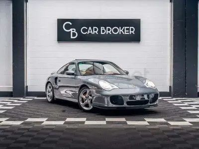 Usado Porsche 911 Turbo 420 CV (308 kW) 2003 Gris / plata Coupe