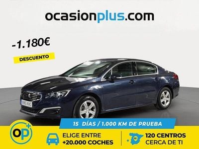 Usado Peugeot 508 Active 120 CV (88 kW) 2018 Azul Berlina